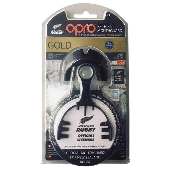 Opro NZ Rugby Gold Mouthguard