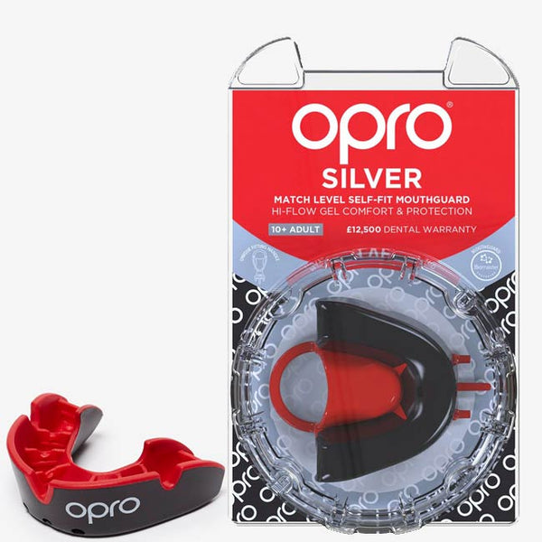 Opro Silver Mouthguard Junior up to 10 Years