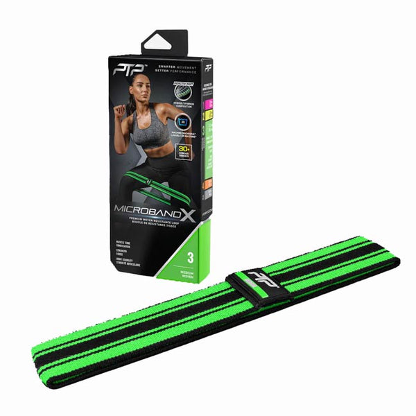 PTP Microband X Woven Loop Medium Resistance- Green