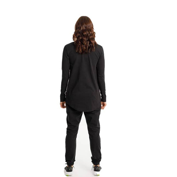 Rose Road Harper Long Sleeve Tee - Varsity Print