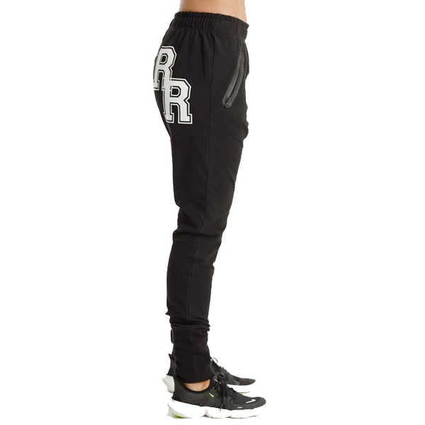 Rose Road Cuffed Unwinders Black with Varsity Logo
