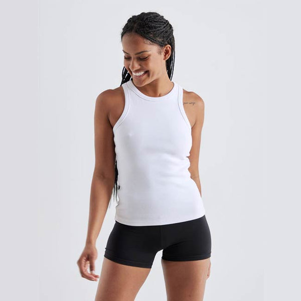 Dharma Bums Racer Back Rib Tank