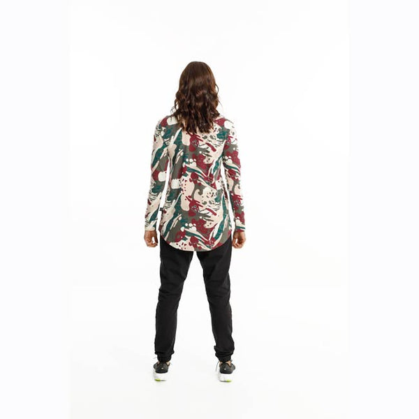 Rose Road Harper Long Sleeve Tee - Cougar Town Print
