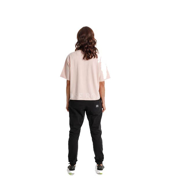 Rose Road Cropped Tee with Rose Road