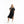 Load image into Gallery viewer, Rose Road Cruz Dress - Black with Large Embossed Rose
