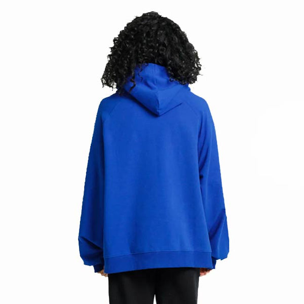 Rose Road Sloppy Joe - Winter Weight - Cyber Blue with Circular Embroidery