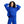 Load image into Gallery viewer, Rose Road Sloppy Joe - Winter Weight - Cyber Blue with Circular Embroidery
