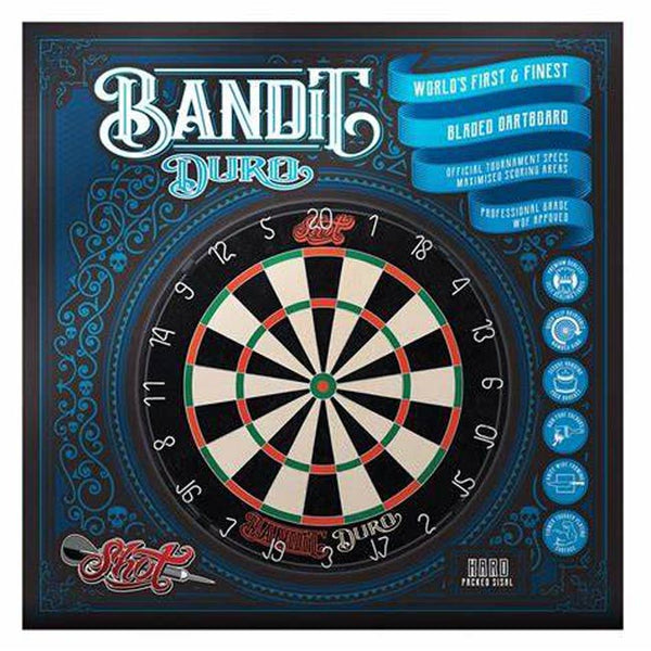 Shot Bandit Duro Bristle Match Dartboard