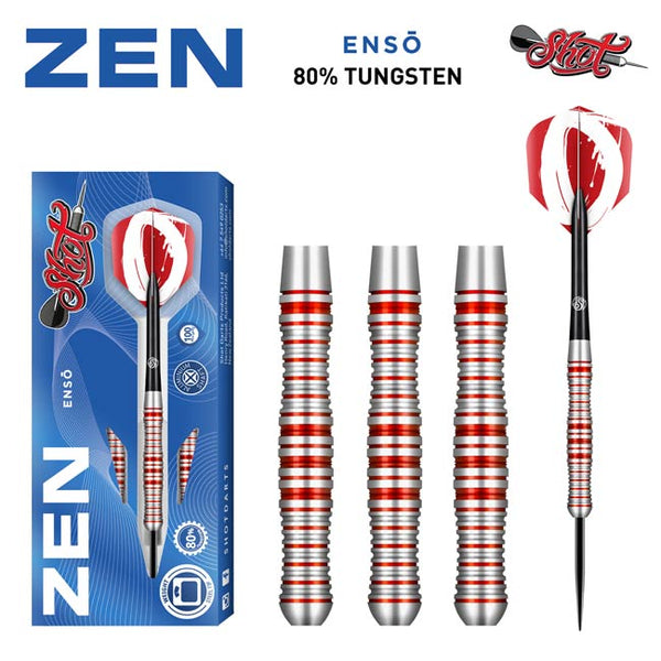 Shot Enso Steel Tip 80% Tungsten Dart Set