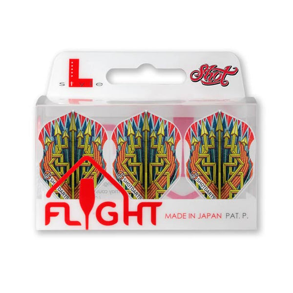 Shot Darts L Style EZ L3 Shape Roman Empire Legion Dart Flight Set