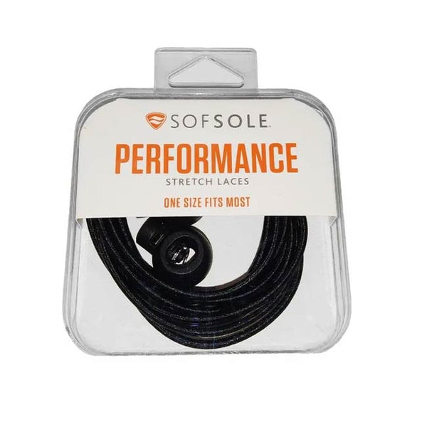 Sof Sole Bungee Laces 38" Black (non-reflective)