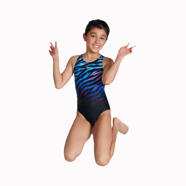 Speedo Girl's Placement Hydrasuit Swimsuit