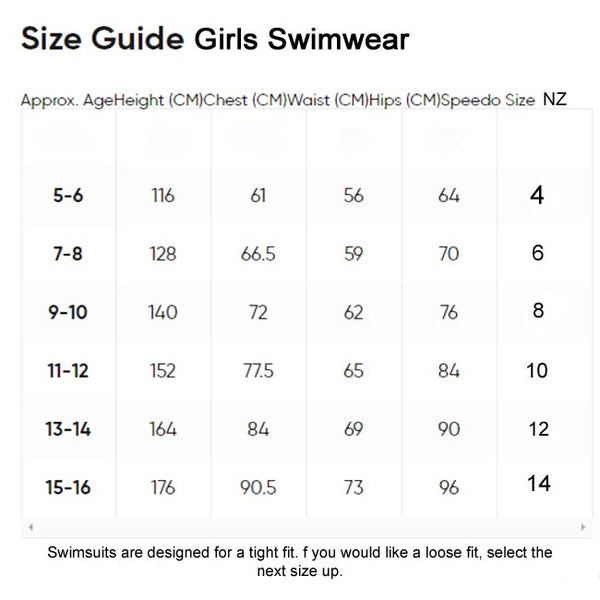 Speedo Girls' Essential Endurance+ Medalist Swimsuit CL 2023