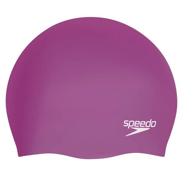 Speedo Long Hair Cap Neon Purple