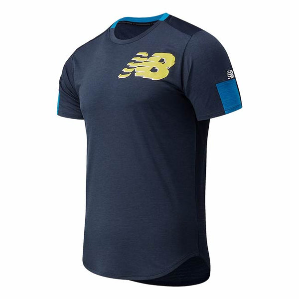 New Balance Men’s Printed Fast Flight Short Sleeve Tee CL 2023