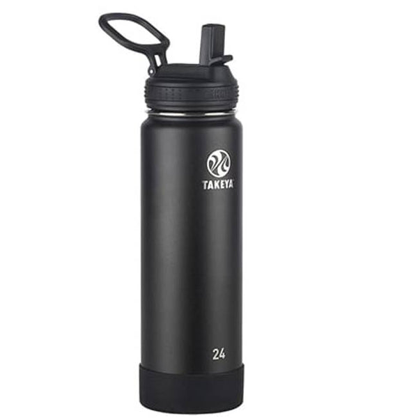 Takeya 24 oz Insulated Water Bottle with Straw Lid