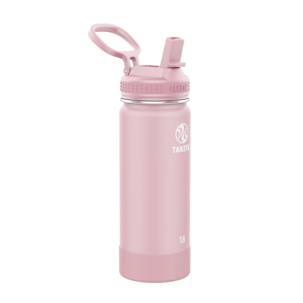 Takeya 18 oz Insulated Water Bottle with Straw Lid