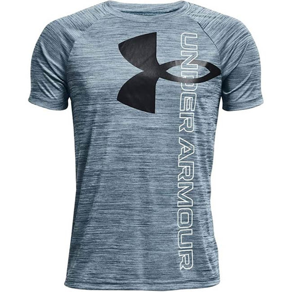 Under Armour Junior Tech™ Split Logo Hybrid Short Sleeve