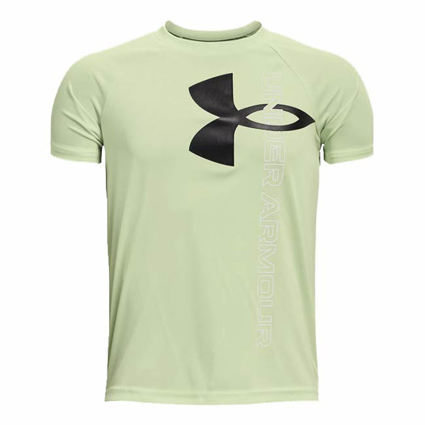 Under Armour Junior Tech™ Split Logo Hybrid Short Sleeve